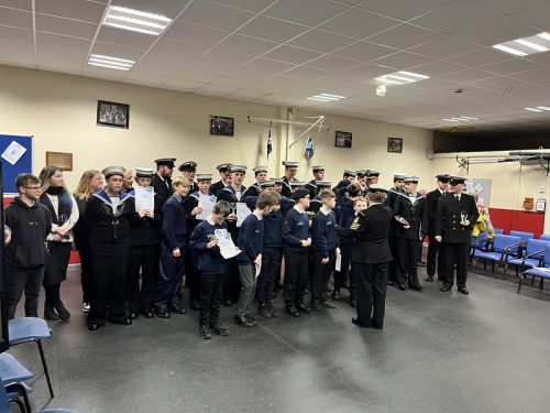 Falmouth  Penryn Sea Cadet Unit Presentation Night