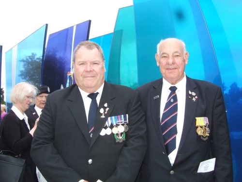 Shipmates John Barnes and Mick Stevens