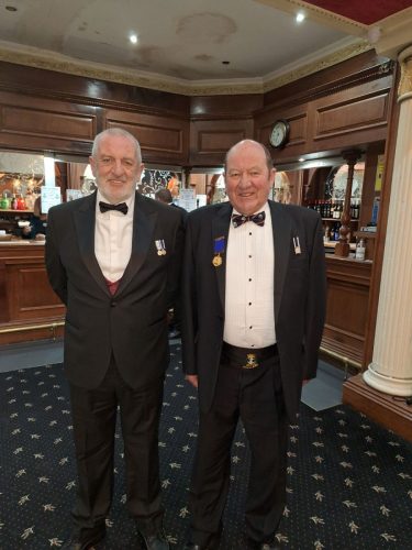 Shipmates Pete Shoesmithand Pete Billings